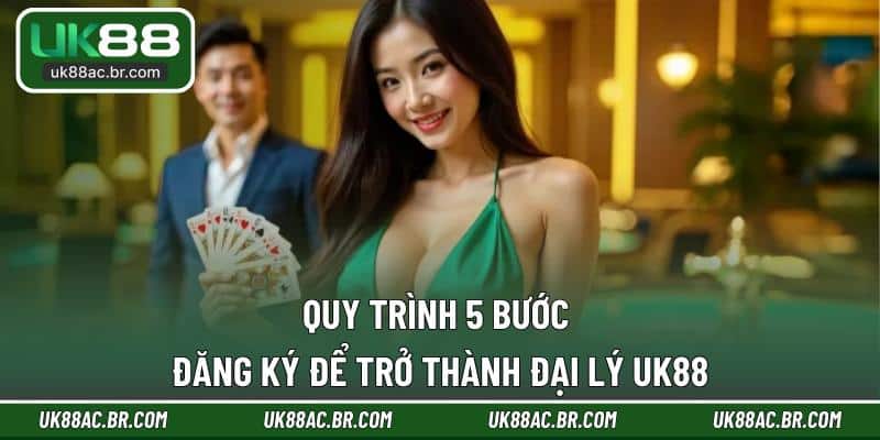 Quy trình 5 bước đăng ký để trở thành đại lý UK88