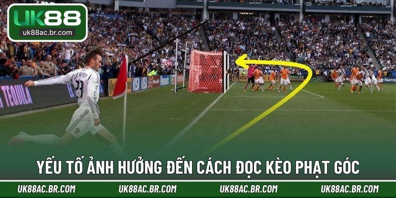 Yếu tố ảnh hưởng đến cách đọc kèo phạt góc